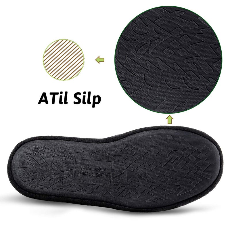 MIXIN Big Kid Boys and Girls Slippers House Shoes Indoor Outdoor with Anti Slip Sole Grey 2-3 M'' - Image 4